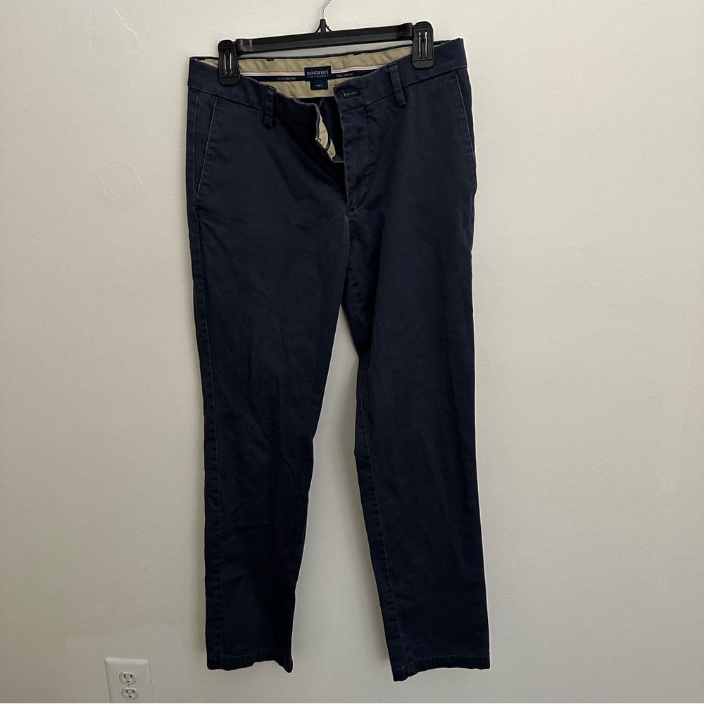 Navy Dockers Flex Comfort Slacks